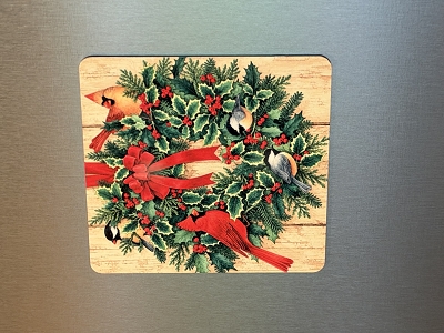 Cardinal Wreath 3